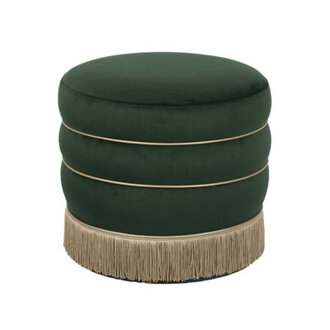 Velvet Ottoman