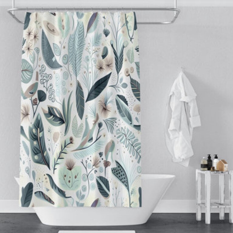 Herricks Floral Shower Curtain