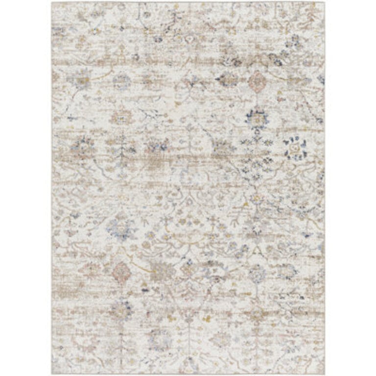 Benfield Beige Machine Washable Area Rug