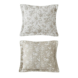 Laura Ashley Cotton Reversible Quilt Set