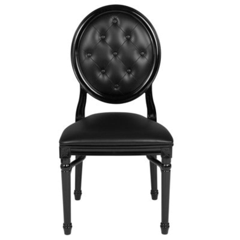 HERCULES Series 900 lb Capacity King Louis Dining Side Chair