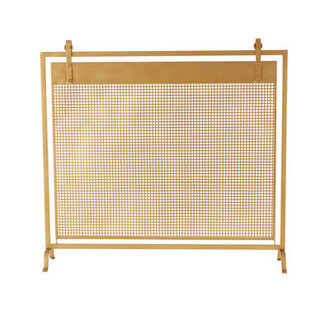 Metal Suspended Fireplace Screen