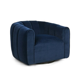 Maravilla Upholstered Swivel Barrel Chair