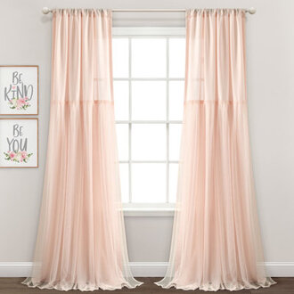Semi Sheer Curtain Pair