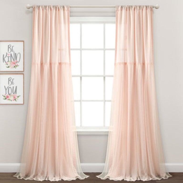 Semi Sheer Curtain Pair