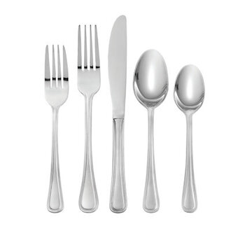 Oneida Hollis 74 Piece Everyday Flatware Set Service For 12