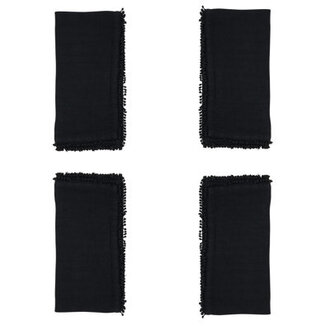 Set of 4 Trezza Pom Pom Napkins