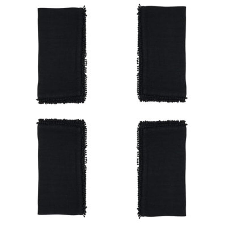Set of 4 Trezza Pom Pom Napkins
