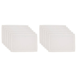 Set of 12 Rowles Hemstitched Border Placemats