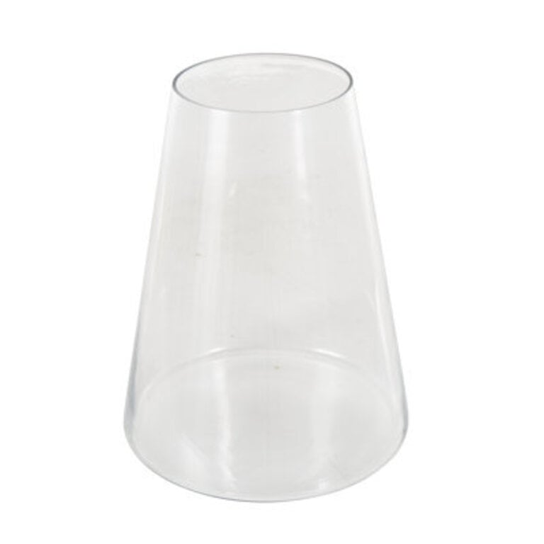 Perry And Grey Glass Cone Shaped Vase