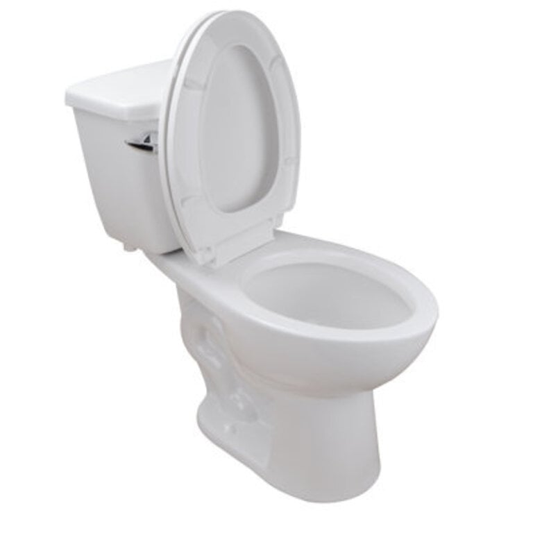 Dynasty Two-Piece Toilet 128 GPF High Efficiency Single Flush Traditional ToiletWater Efficient Elongated Seat Included