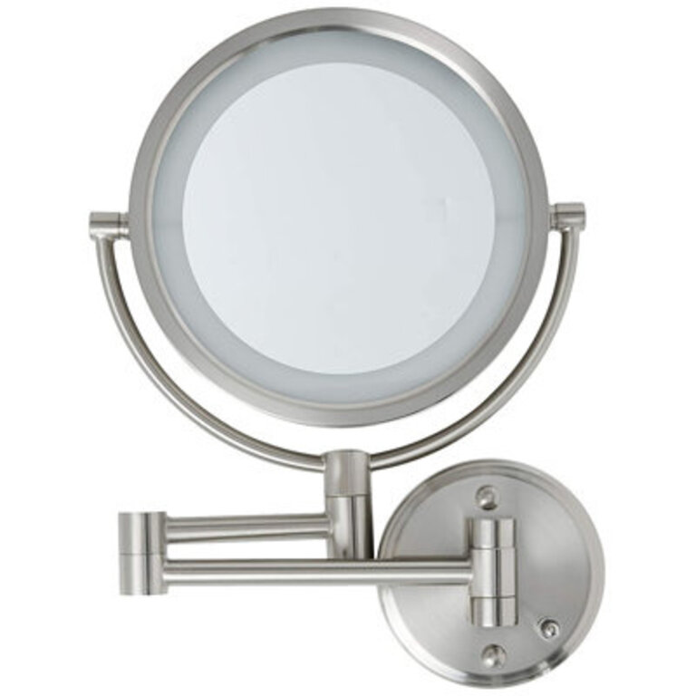 Ayeshah 85 Lighted Wall Mount Magnified Makeup Mirror Direct Wire