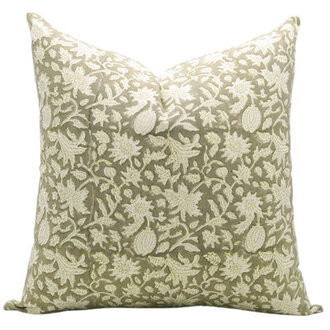 Floral Cotton IndoorIndoor Pillow Cover