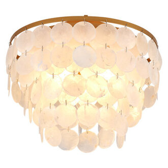 Griffithville Shell Flush Mount