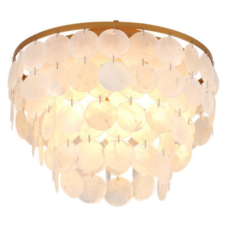 Griffithville Shell Flush Mount