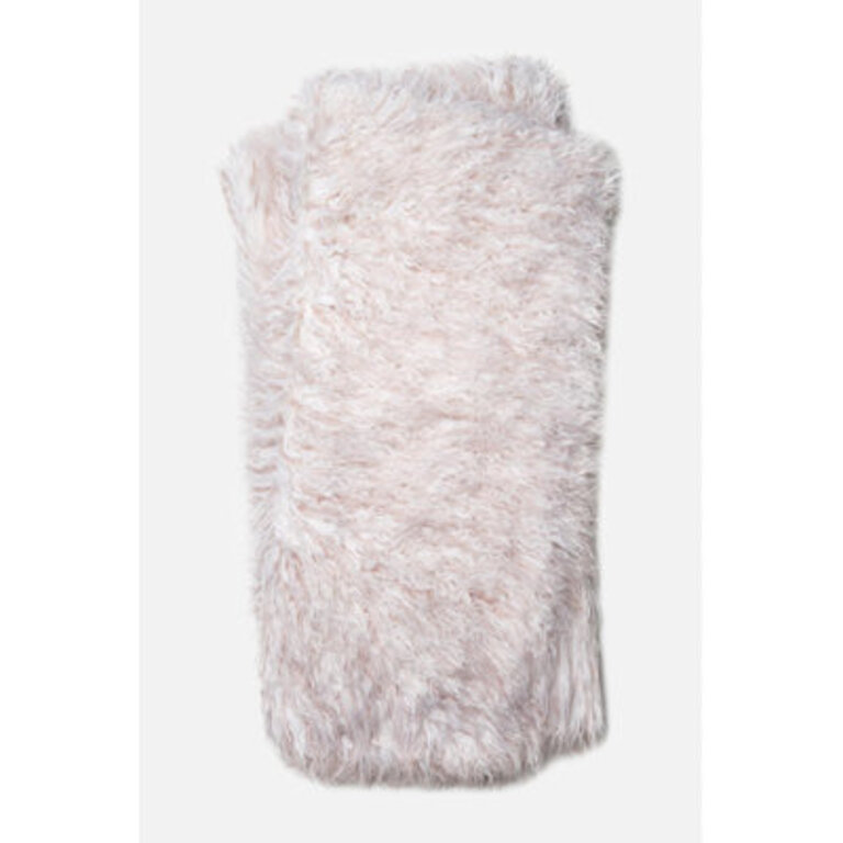 Rooke Faux Fur Woven Throw Blanket