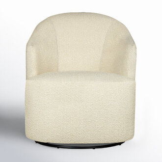 Deryn Upholstered Swivel Barrel Chair