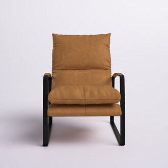 Gibb 255 Wide Top Grain Leather Lounge Chair