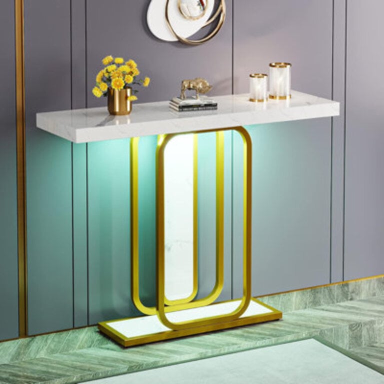 Leoh 4133 Console Table with LED Lights