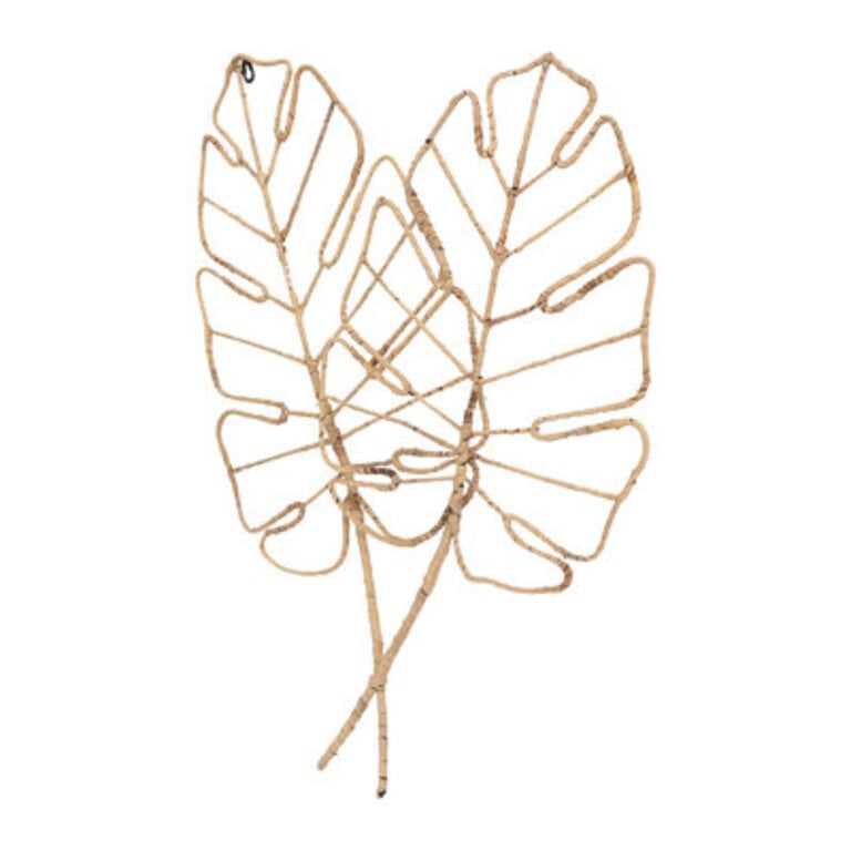 Aria Boho Leaf Metal Wall Decor