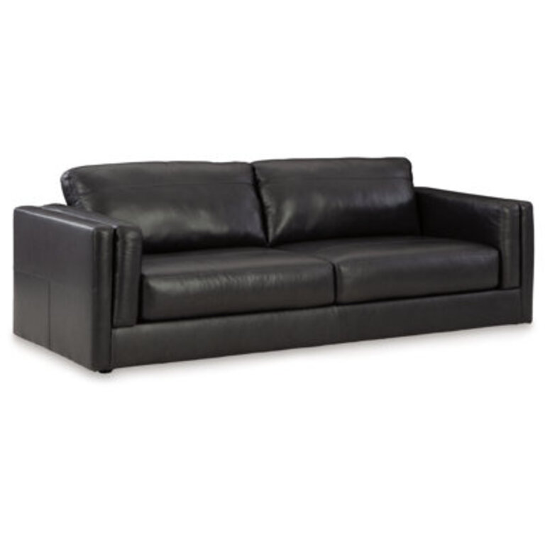 Zuri 95 Genuine Leather Sofa