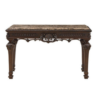 Amaiyah 54 Marble Top Console Table