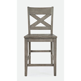 Kenia Solid Wood Counter Stool