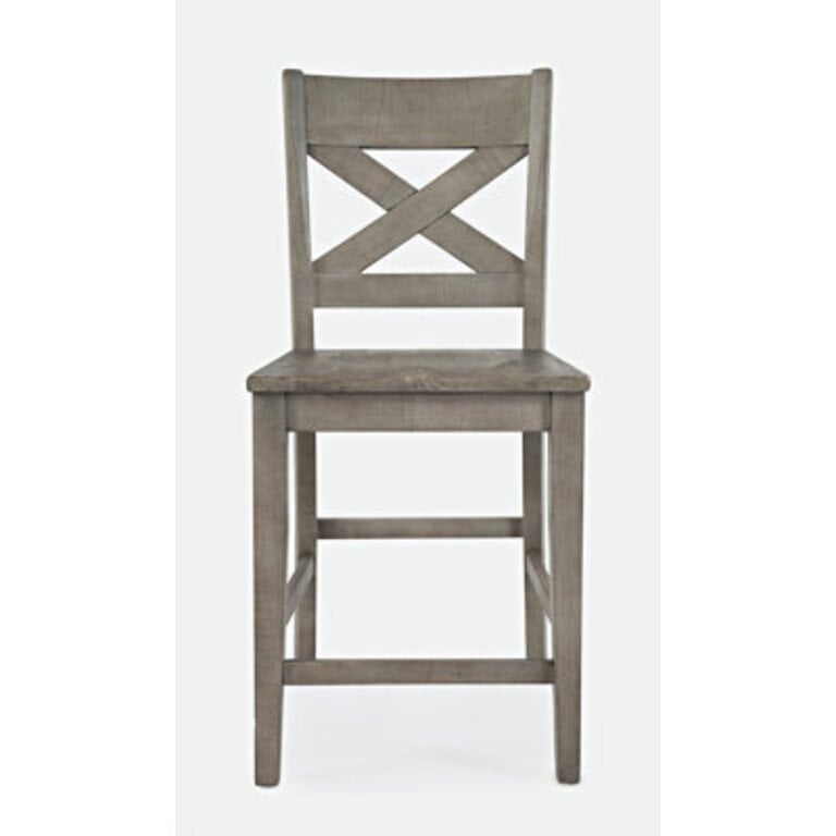 Kenia Solid Wood Counter Stool