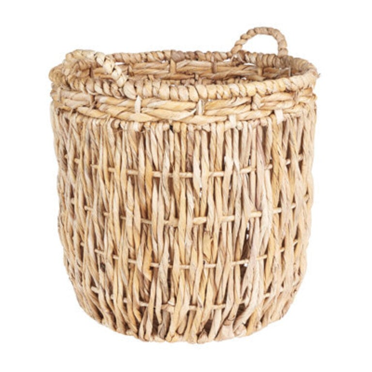 Artyom Tall Wicker Floor Basket Woven Decorative Basket with Handles Handmade Great for Laundry and Storage