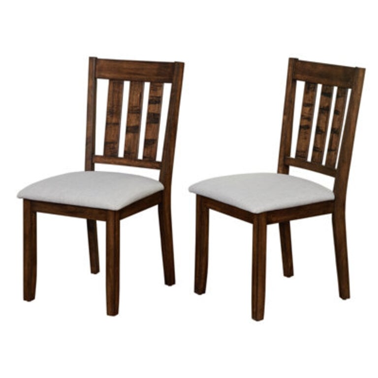 Rhem Upholstered Slat Back Dining Chair