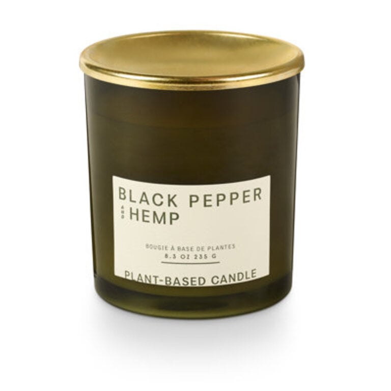 ILLUME Verde Lidded Jar Candle, Black Pepper & Hemp