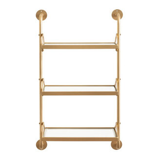 Tiered Storage Wall Shelf