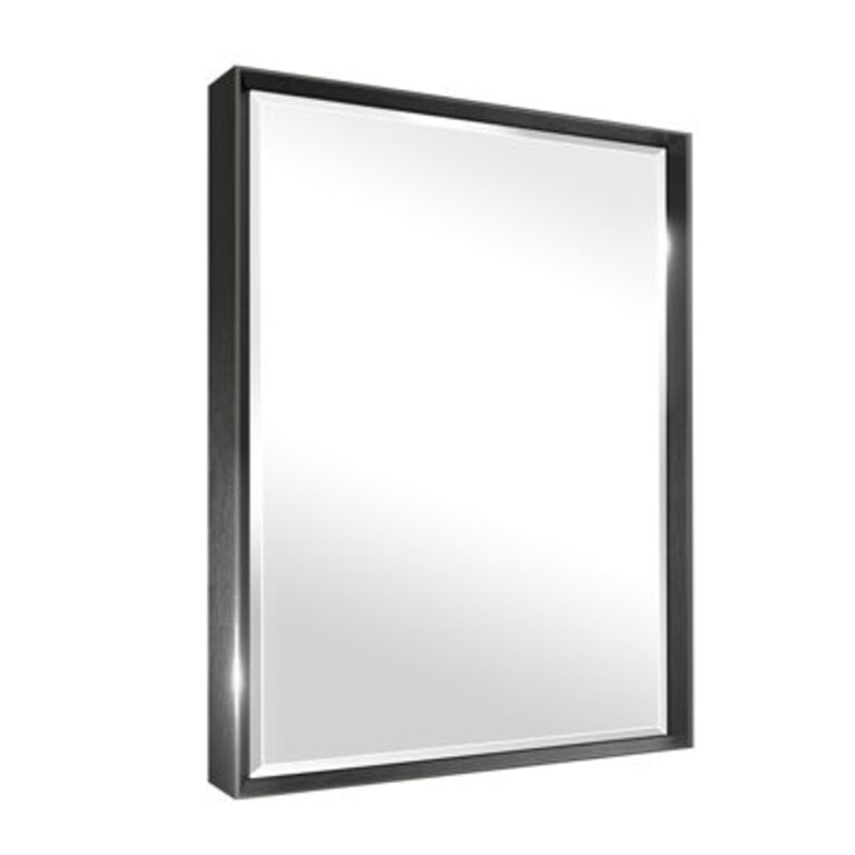 Lohoski Decorative Wall Mirror Beveled Design Bathroom Vanity Mirror Accent Mirror Finish