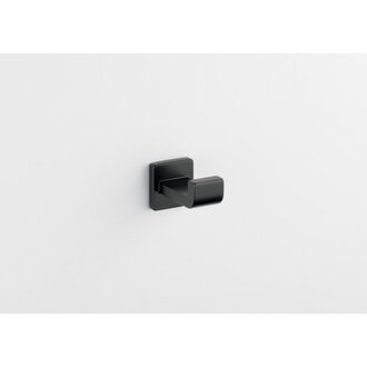 Ara Single Towel Hook Bath Hardware Accessory in Matte Black