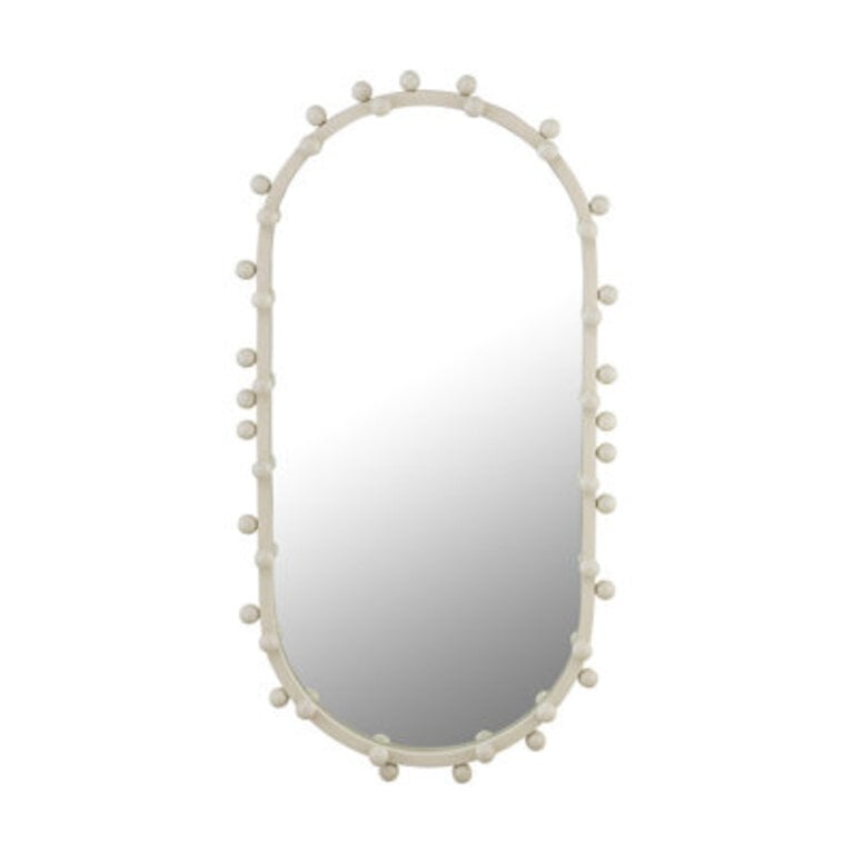 Metal Oval Mirror