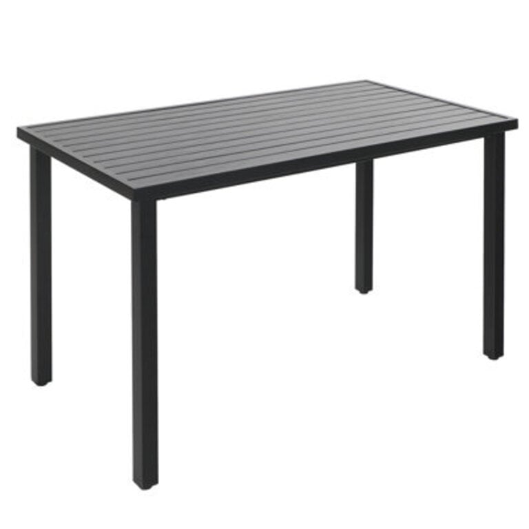 Alyne Rectangular  Metal Bar Table