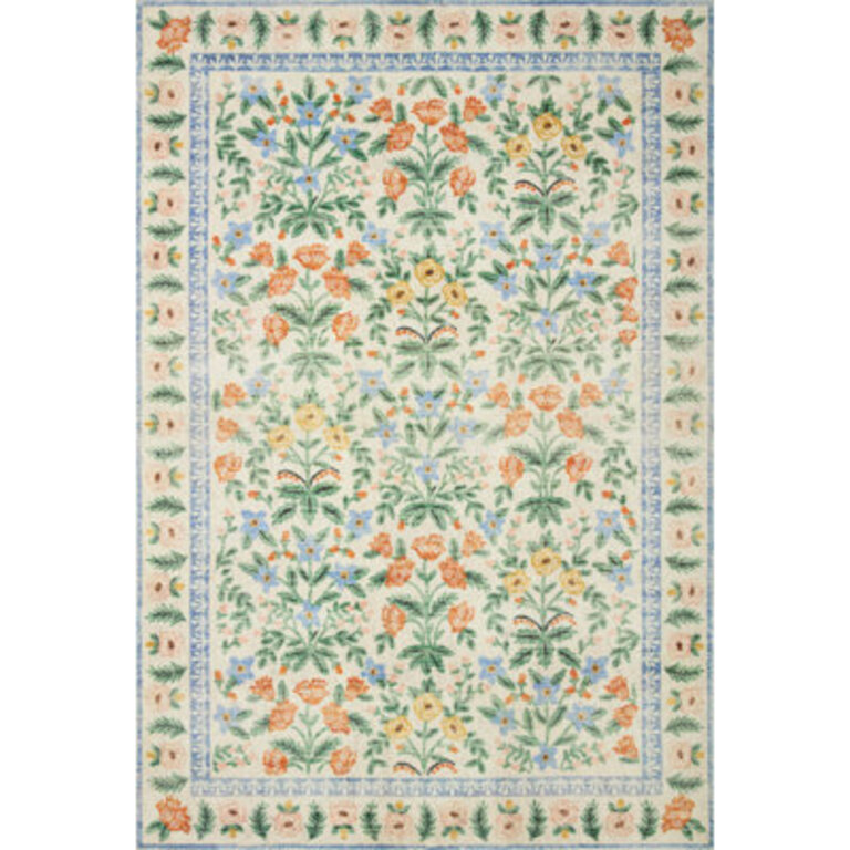 Rifle Paper Co x Loloi Eden Mughal Garden Cream Rug