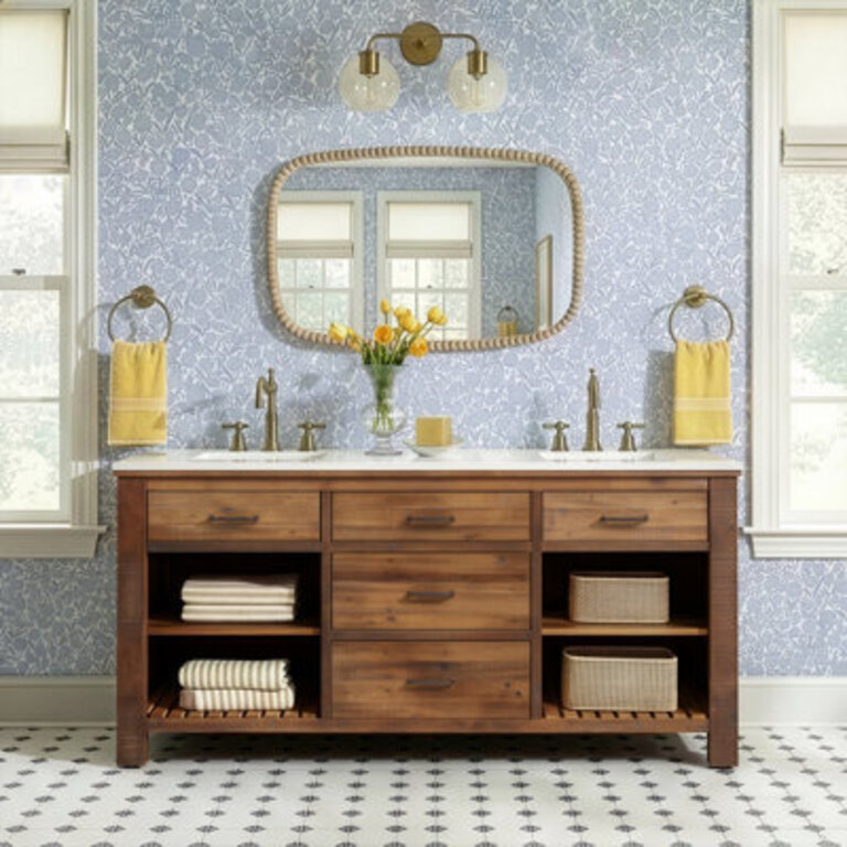 Marlie 72 Double Bathroom Vanity with Quartz Top