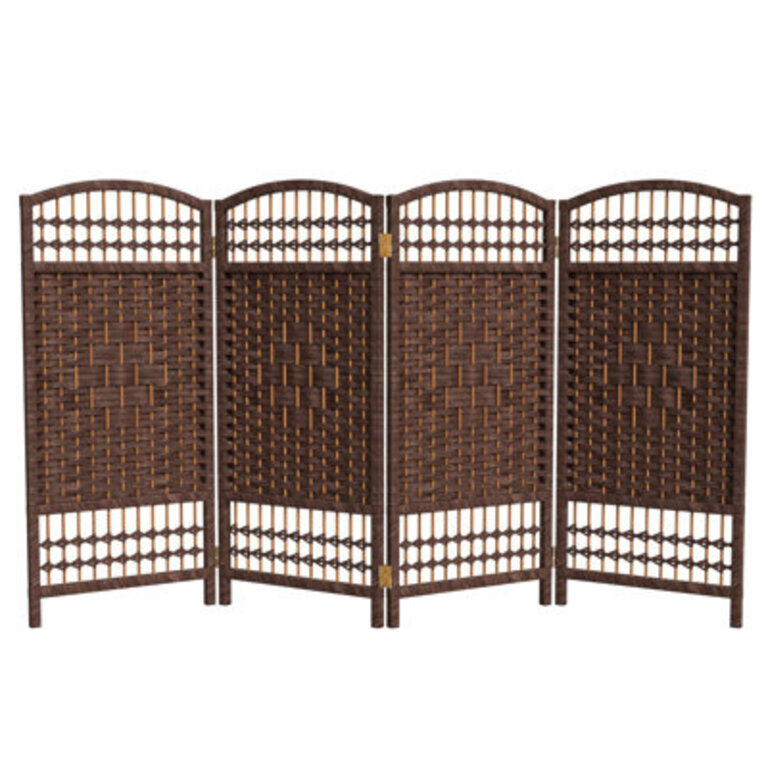 Short Fiber Weave Folding Screen