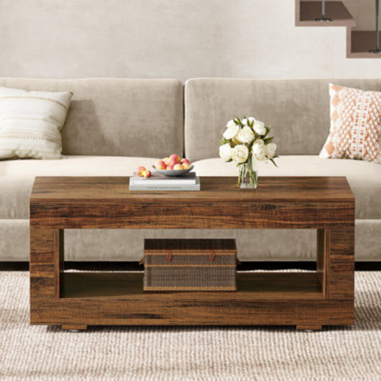 433 Coffee Table For Living Room Modern Farmhouse Coffee Table With Storage