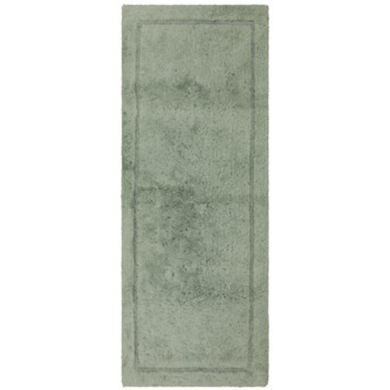 Kalb Solid Cotton Non Slip Machine Washable Bath Rug