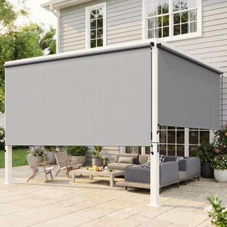 Semi-sheer Outdoor Roller Shade