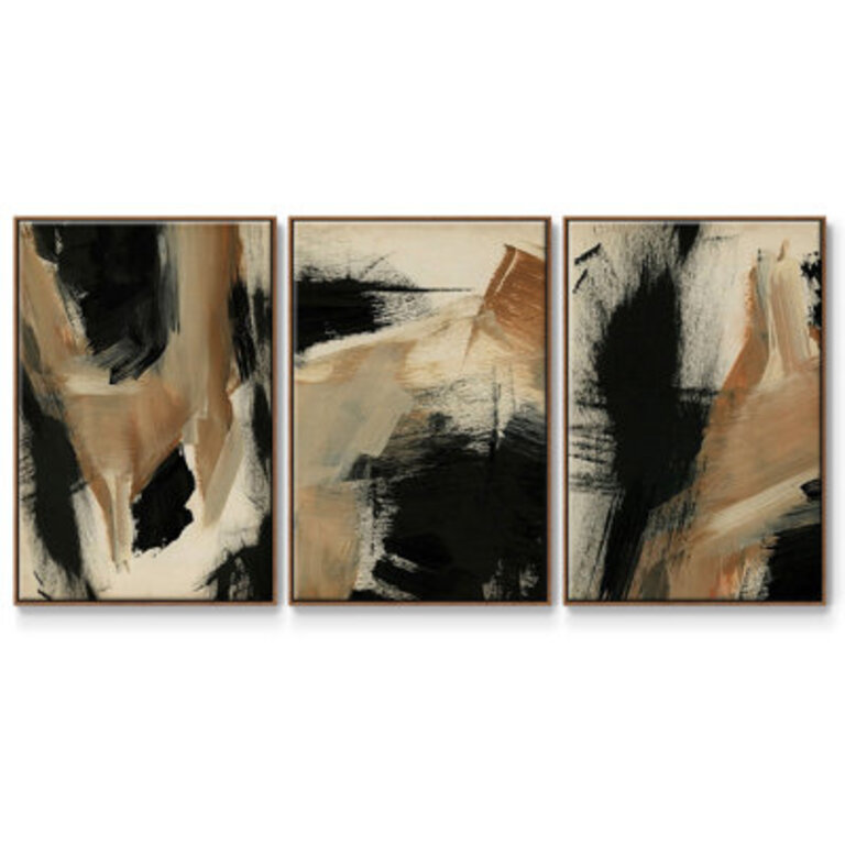 Baked Paintstrokes I  3 - Pieces