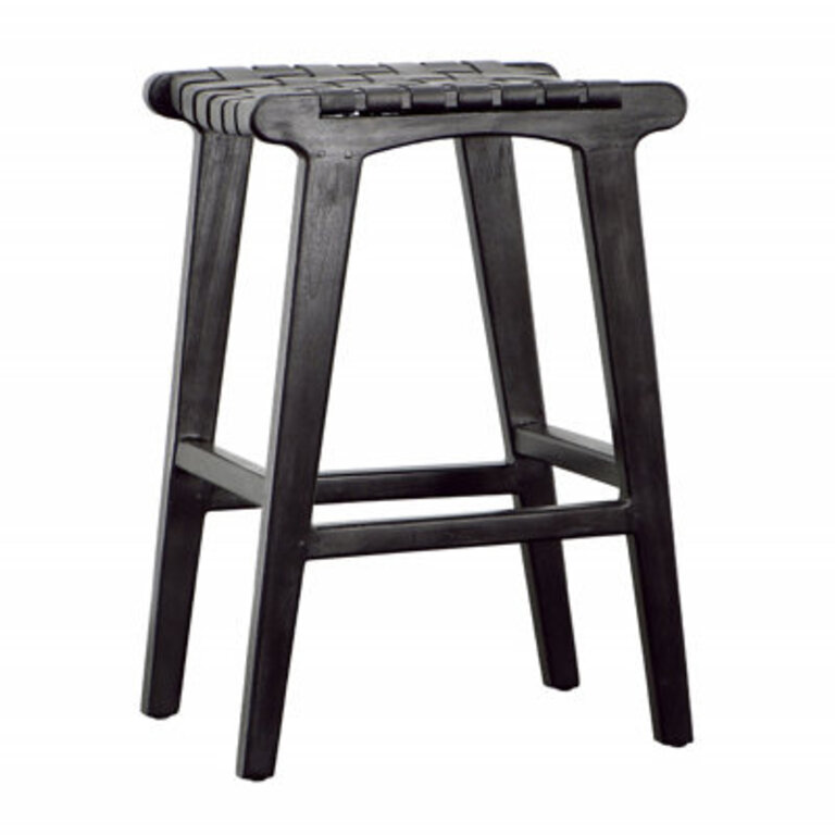 Valeria Leather Counter Stool