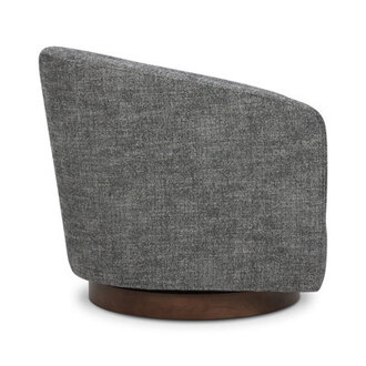 Bennett Upholstered Swivel Barrel Chair