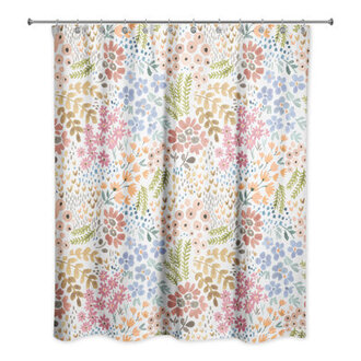Avenn Floral Shower Curtain
