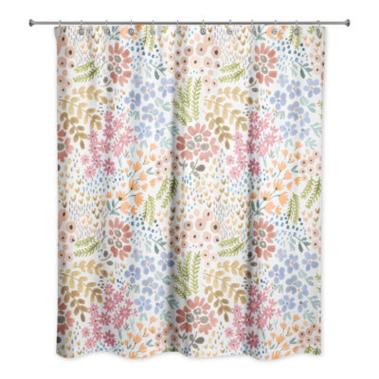 Avenn Floral Shower Curtain