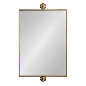 Dunnell Rectangle Pivot Bathroom Wall Mirror