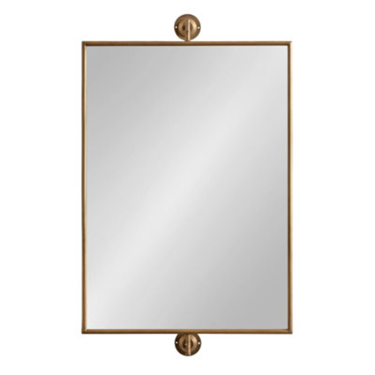 Dunnell Rectangle Pivot Bathroom Wall Mirror
