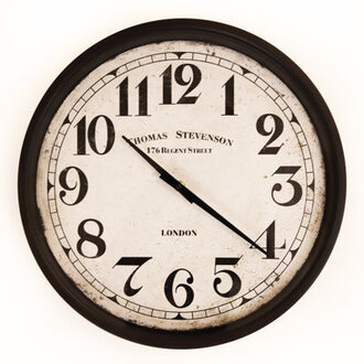 Templeton Metal Wall Clock